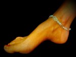 Sexy Summer Anklet--Celtic Byzantine--Albanach